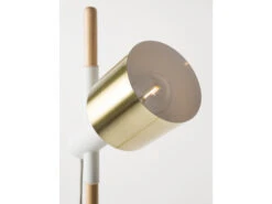 Zuiver Vloerlamp IVY - Brass & White Wit -EGLO || Zuiver Verkoop 11463 deba meubelen verlichting zuiver ivy