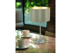 EGLO Tafellamp MASERLO - Taupe/Goud Taupe -EGLO || Zuiver Verkoop 1382 deba meubelen verlichting eglo maserlo