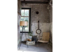 Vloerlamp WOODLAND - Ash Wood Veneered Shade Hout -EGLO || Zuiver Verkoop 14246 deba meubelen verlichting dutchbone woodland