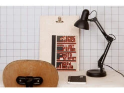 Leitmotiv Bureaulamp HOBBY - Steel/Black Zwart -EGLO || Zuiver Verkoop 17423 deba meubelen verlichting leitmotiv hobby