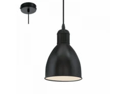 EGLO Hanglamp PRIDDY - Zwart Zwart
