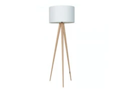 Zuiver Vloerlamp TRIPOD - Wood White Wit