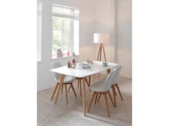 Zuiver Vloerlamp TRIPOD - Wood White Wit -EGLO || Zuiver Verkoop 999 deba meubelen