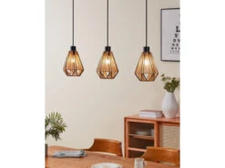 EGLO Hanglamp ADWICKLE - Zwart/Natuur Zwart -EGLO || Zuiver Verkoop eglo adwickle 60896