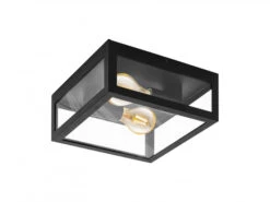 EGLO Wand- En Plafondlamp AMEZOLA - Zwart Zwart