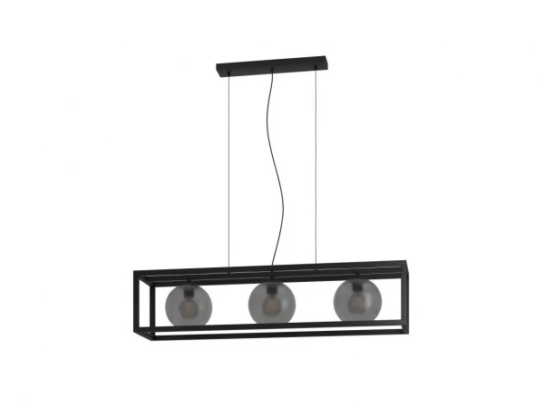 EGLO Hanglamp Arangona - Zwart Zwart 1 EGLO Hanglamp Arangona - Zwart Zwart