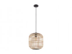 EGLO Hanglamp BORDESLEY - Hout Natuur Hout