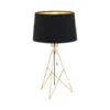 EGLO Tafellamp CAMPORALE - Messing/zwart Goud