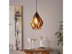 EGLO Hanglamp CARLTON 1 Small - Zwart/koper Zwart -EGLO || Zuiver Verkoop eglo carlton 1 34258
