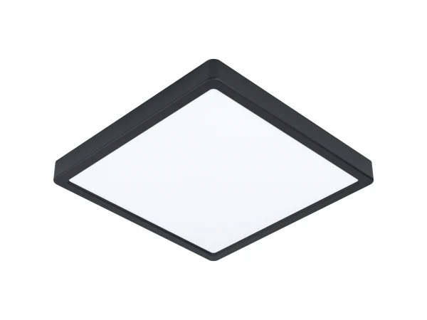 EGLO Plafondlamp FUEVA 5 Vierkant - Zwart Zwart 1 EGLO Plafondlamp FUEVA 5 Vierkant - Zwart Zwart