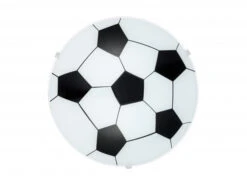 EGLO Plafondlamp / Wandlamp VOETBAL Wit