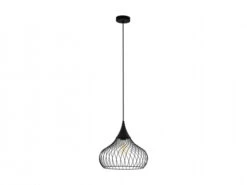 EGLO Hanglamp STAVERTON 1x - Zwart Zwart