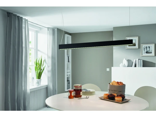EGLO Hanglamp TERMINI Smal - Zwart Zwart 2 EGLO Hanglamp TERMINI Smal - Zwart Zwart - Afbeelding 2