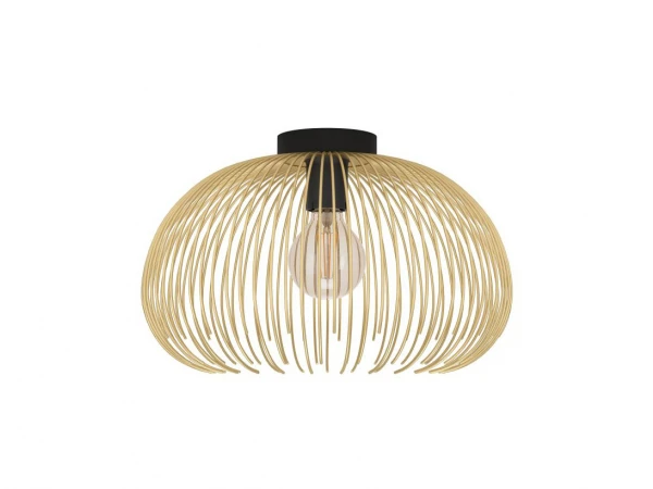EGLO Plafondlamp VENEZUELA - Zwart/Goud Zwart 1 EGLO Plafondlamp VENEZUELA - Zwart/Goud Zwart