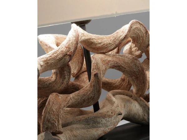 Tafellamp COMET - Wit/Hout Wit 3 Tafellamp COMET - Wit/Hout Wit - Afbeelding 3