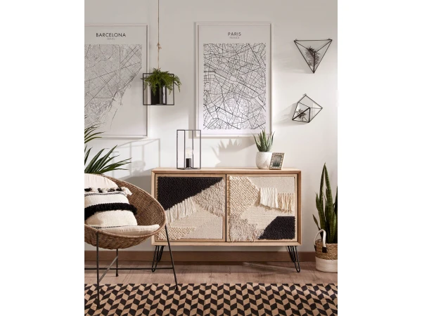 Tafellamp LENNOX - Metaal Zwart 2 Tafellamp LENNOX - Metaal Zwart - Afbeelding 2