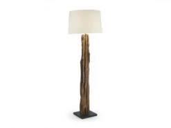 Vloerlamp LLEWOP - Ivory Hout