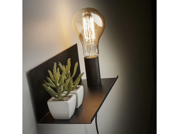 Wandlamp MAEKO - Zwart Zwart 2 Wandlamp MAEKO - Zwart Zwart - Afbeelding 2