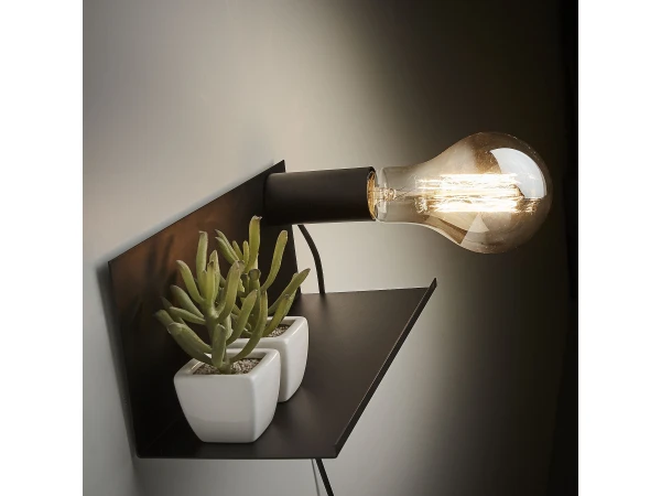 Wandlamp MAEKO - Zwart Zwart 3 Wandlamp MAEKO - Zwart Zwart - Afbeelding 3