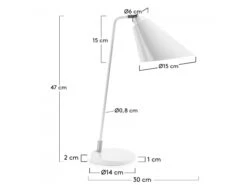 Tafellamp TIPIR - Wit Wit -EGLO || Zuiver Verkoop kave home tipir 71716