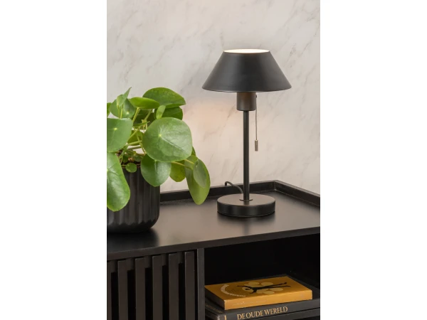 Leitmotiv Tafellamp OFFICE RETRO - Zwart Zwart 2 Leitmotiv Tafellamp OFFICE RETRO - Zwart Zwart - Afbeelding 2