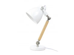 Lifetime Bureaulamp LIFE TIME - Hout/wit Wit