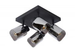 Plafondspot ALION 4x - Zwart/fumé Zwart -EGLO || Zuiver Verkoop lucide alion 52537