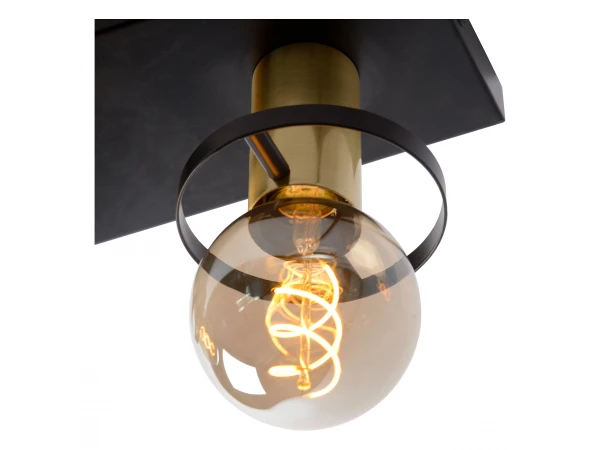 Plafondlamp ANAKA - Zwart/mat Goud Zwart 4 Plafondlamp ANAKA - Zwart/mat Goud Zwart - Afbeelding 4
