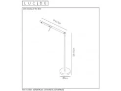 Leeslamp BERGAMO LED - Zwart Zwart -EGLO || Zuiver Verkoop lucide bergamo led 28956