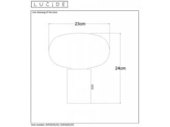 Tafellamp CHARLIZE - Groen Groen -EGLO || Zuiver Verkoop lucide charlize 26047