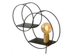 Wandlamp CIRCLE - Zwart/goud Zwart -EGLO || Zuiver Verkoop lucide circle 52203