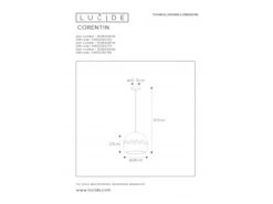 Hanglamp CORENTIN - Mat Grijs Grijs -EGLO || Zuiver Verkoop lucide corentin 50274