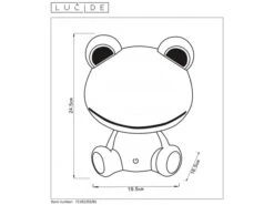 Tafellamp Kikker DODO - Groen Groen -EGLO || Zuiver Verkoop lucide dodo 28982