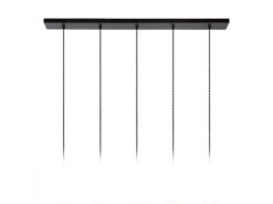 Hanglamp Balk GELKA 5x - Fumé Glas Glas -EGLO || Zuiver Verkoop lucide gelka 48089