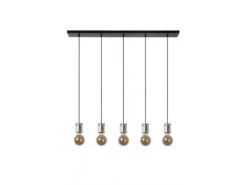 Hanglamp Balk GELKA 5x - Fumé Glas Glas -EGLO || Zuiver Verkoop lucide gelka 48092