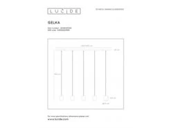 Hanglamp Balk GELKA 5x - Fumé Glas Glas -EGLO || Zuiver Verkoop lucide gelka 48095