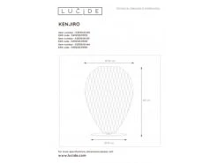 Tafellamp KENJIRO - Rotan Oker Hout -EGLO || Zuiver Verkoop lucide kenjiro 48051