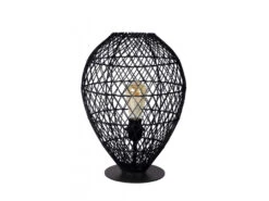 Tafellamp KENJIRO - Rotan Zwart Zwart -EGLO || Zuiver Verkoop lucide kenjiro 48053