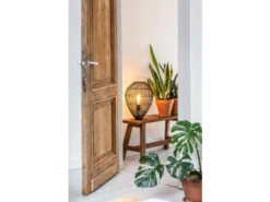 Tafellamp KENJIRO - Rotan Zwart Zwart -EGLO || Zuiver Verkoop lucide kenjiro 48054