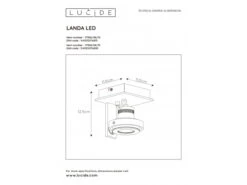 Spot LANDA II 1x - Wit Wit -EGLO || Zuiver Verkoop lucide landa ii 39279