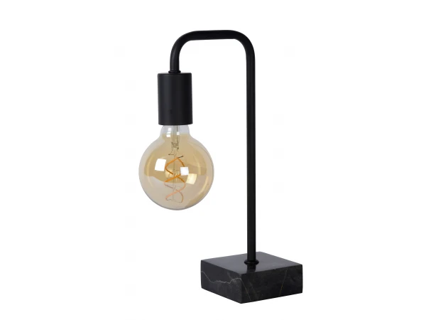 Tafellamp LORIN - Zwart/marmer Zwart 5 Tafellamp LORIN - Zwart/marmer Zwart - Afbeelding 5