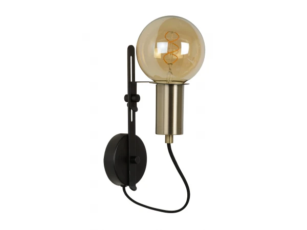 Wandlamp MALCOLM - Zwart Zwart 6 Wandlamp MALCOLM - Zwart Zwart - Afbeelding 6