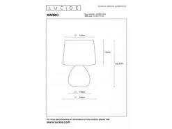 Tafellamp MARMO - Zwarte Marmerlook Zwart -EGLO || Zuiver Verkoop lucide marmo 56172