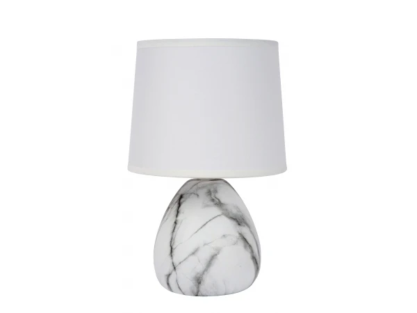 Tafellamp MARMO - Witte Marmerlook Wit 5 Tafellamp MARMO - Witte Marmerlook Wit - Afbeelding 5