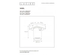 Plafondspot NIGEL 1x - Zwart Zwart -EGLO || Zuiver Verkoop lucide nigel 40055