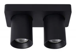Plafondspot NIGEL 2x - Zwart Zwart -EGLO || Zuiver Verkoop lucide nigel 40063