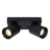 Plafondspot NIGEL 2x - Zwart Zwart