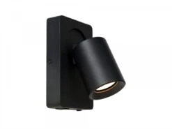 Wandspot NIGEL Met USB Oplaadpunt - Zwart Zwart