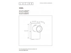 Wandspot NIGEL Met USB Oplaadpunt - Wit Wit -EGLO || Zuiver Verkoop lucide nigel 52701 2