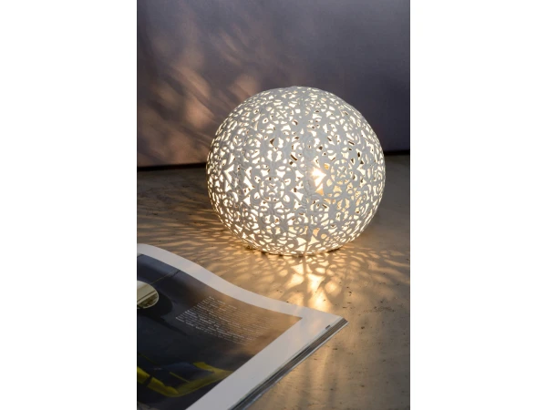 Tafellamp PAOLO - Wit Wit 2 Tafellamp PAOLO - Wit Wit - Afbeelding 2